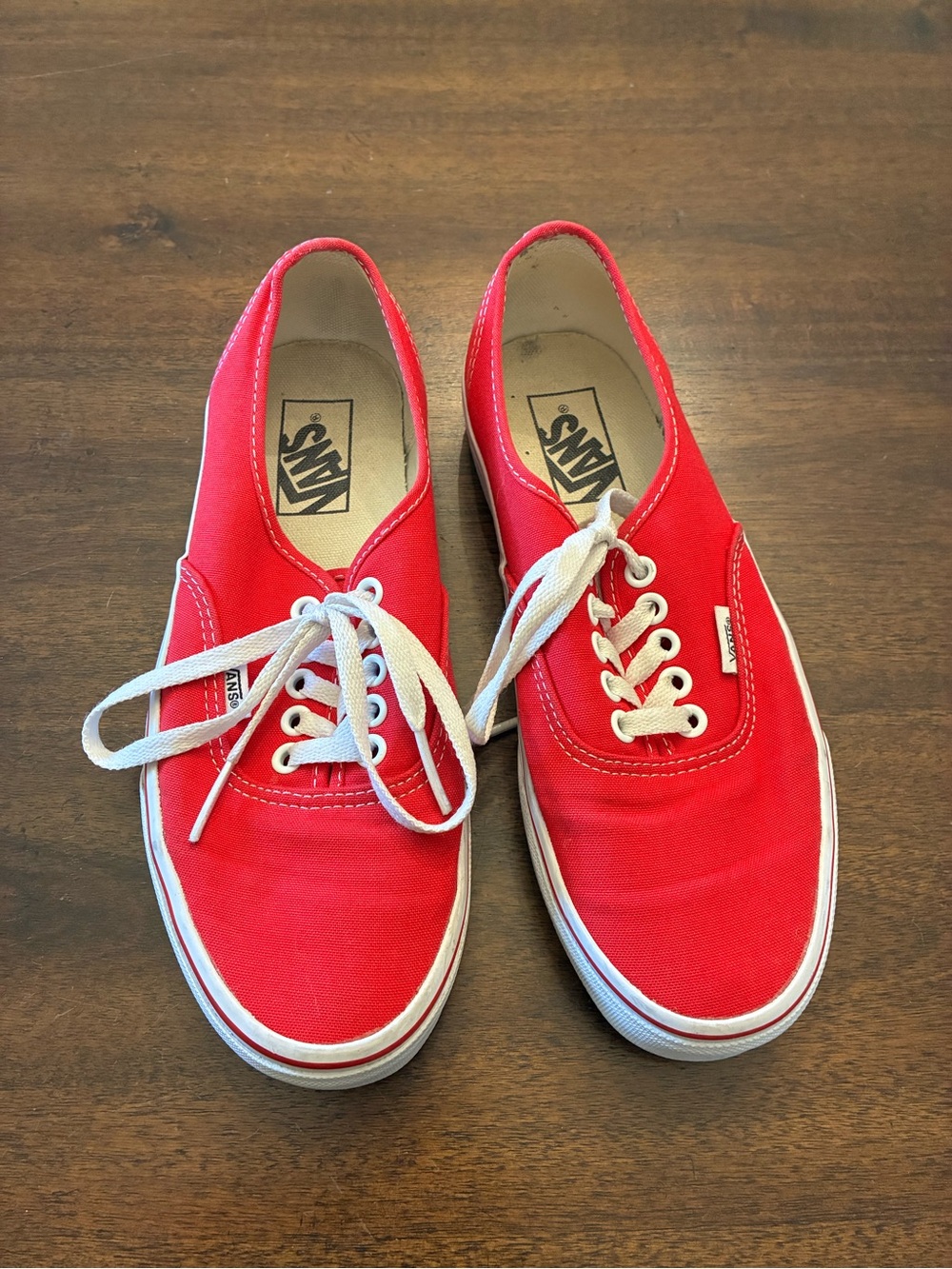Vans Authentic Sneakers Women’s 8 Red Shoes